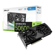 PNY VGA NVIDIA GeForce RTX 5060 Ti Dual Fan 8GB OC, RTX 5060 Ti OC, 8GB GDDR7, 3xDP, 1xHDMI PNY VGA NVIDIA GeForce RTX 5060 Ti Dual Fan 8GB OC, RTX 5060 Ti OC, 8GB GDDR7, 3xDP, 1xHDMI