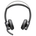 Poly Voyager Focus 2-M USB-C-C Headset USB-C/A Adapter Charging Stand