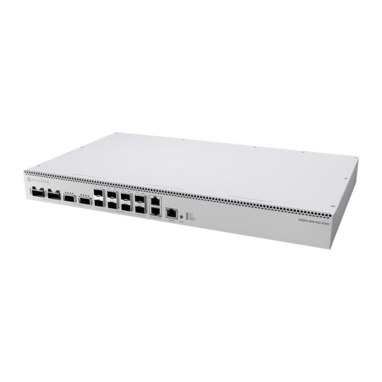 MikroTik CRS812-8DS-2DQ-2DDQ-RM 2x 400G QSFP-DD, 2x 200G QSFP56, 8x 50G SFP56, 2x 10GE Cloud Router Switch