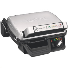 Tefal Supergrill Standard GC450B32 elektrický gril, 2000 W, kontaktní, digitální časovač, odnímatelný tác na šťávu