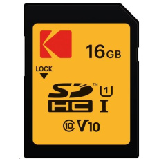 Kodak paměťová SD karta 16GB UHS-I U1 V10 Premium