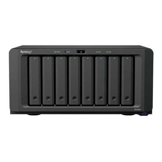 Synology DS1825+ DiskStation (4C/Ryzen V1500B/2,2GHz/8GBRAM/8xSATA/2xM.2/3xUSB3.2/2x2,5GbE/1xPCIe/2xUSB-C)