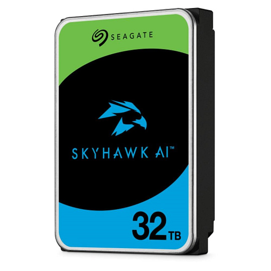 SEAGATE HDD 32TB SKYHAWK AI, 3.5", SATA 6Gb/s, Cache 512MB, CMR SEAGATE HDD 32TB SKYHAWK AI, 3.5", SATA 6Gb/s, Cache 512MB, CMR