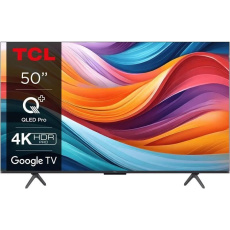 TCL 50T7B 50" TV, 4K Ultra HD, QLED, HDR, Google TV, Dolby Atmos