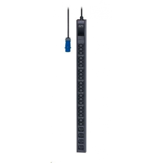 APC Easy PDU, Basic, ZeroU, 16A, 230V, (20)C13 a (4)C19, IEC 309 16A 2P+E (3m)