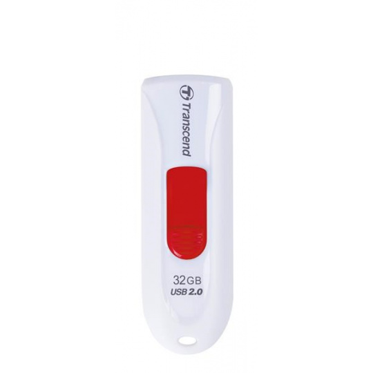 TRANSCEND Flash disk 32GB JetFlash®590W, USB 2.0 (R:16/W:6 MB/s) biela