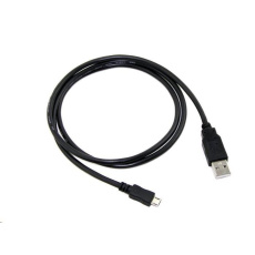 Kábel C-TECH USB 2.0 AM/Micro, 1 m, čierna Kábel C-TECH USB 2.0 AM/Micro, 1 m, čierna