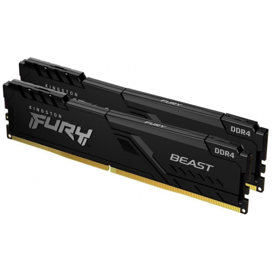 KINGSTON DIMM DDR4 8GB (Kit of 2) 3200MT/s CL16 FURY Beast Černá