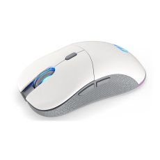 ENDORFY Herní myš GEM Plus Wireless Onyx White, Bezdrátová, ARGB, bílá