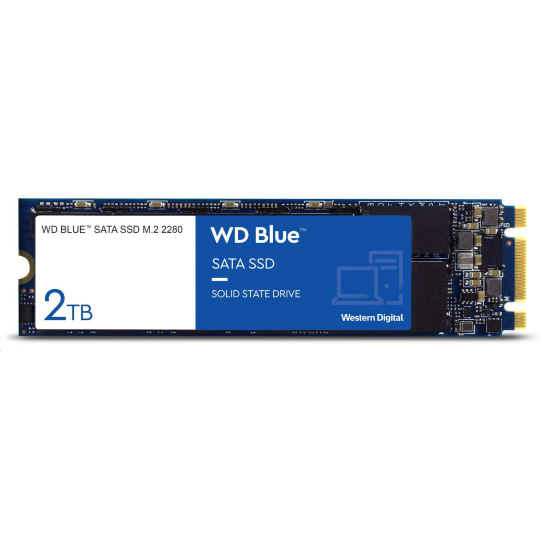 WD BLUE SSD 3D NAND WDS200T2B0B 2TB M.2, (R:560, W:530MB/s)