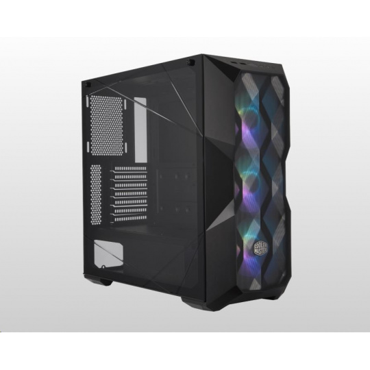 Cooler Master case MasterBox TD500 Mesh, E-ATX, Průhledná bočnice, 3x 120mm ARGB Fan, Černá