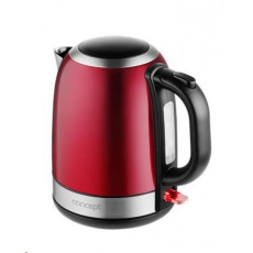 Concept RK3251 Rychlovarná konvice nerezová 1,2 l, červená Concept RK3251 Rychlovarná konvice nerezová 1,2 l, červená