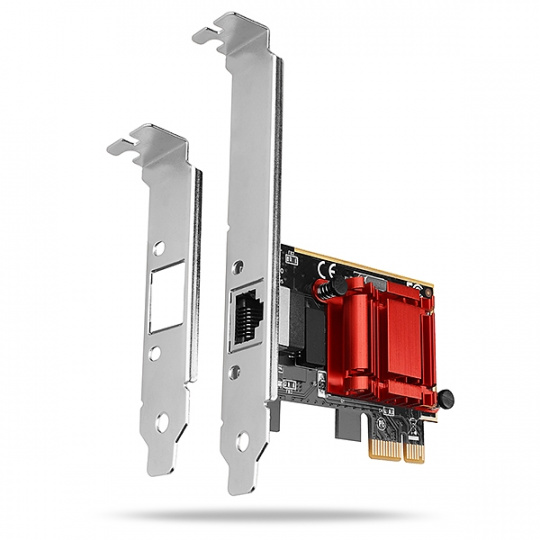 AXAGON PCEE-GIX, sieťová karta PCIe - 1x Gigabit Ethernet port (RJ-45), Intel i210AT, PXE, vrátane. LP