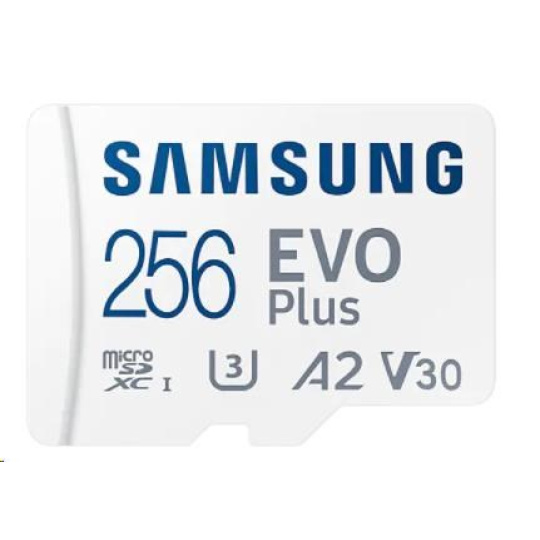 Karta Samsung micro SDXC 256GB EVO Plus + SD adaptér