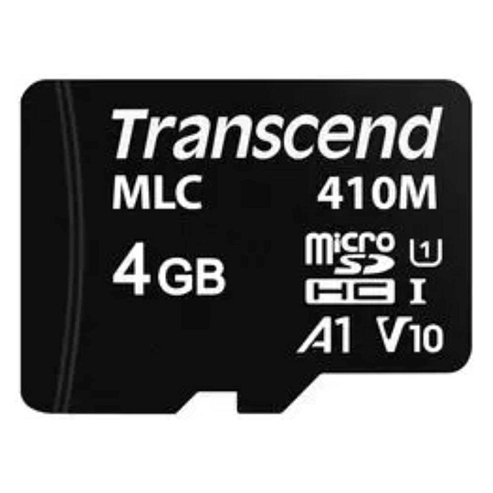 TRANSCEND Industrial Micro SDHC 410M 4GB, Class 10 UHS-I U1 A1, MLC TRANSCEND Industrial Micro SDHC 410M 4GB, Class 10 UHS-I U1 A1, MLC