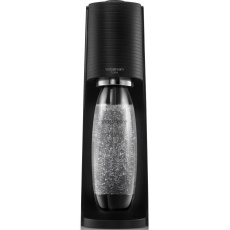 SodaStream Terra Black výrobník sody, mechanický, 1l láhev SodaStream Fuse, bombička s CO2, černý