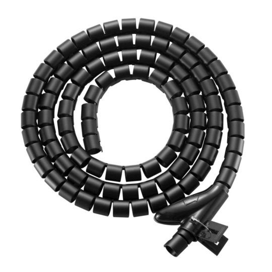 EVOLVEO CableHold, organizér kabelů, 2,5 m x 2 cm, samosvorný, černý EVOLVEO CableHold, organizér kabelů, 2,5 m x 2 cm, samosvorný, černý