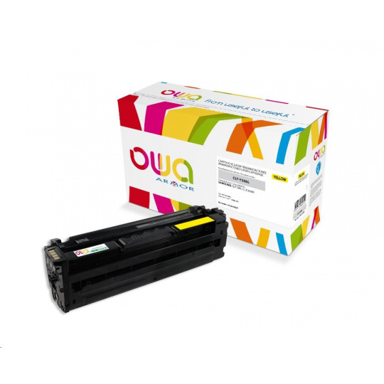 OWA Armor toner pre SAMSUNG CLP 680, CLX 6260, 3500 strán, CLTY506L, žltý/žltý (CLT-Y506L,SU515A)