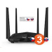 Bezdrôtový dvojpásmový router Tenda AC10 AC1200, 1x gigabitový WAN, 3x gigabitový LAN