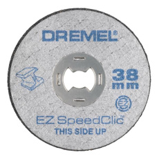 DREMEL kotouče na řezání v kovu s rychloupínáním EZ SpeedClic, 12dílná sada