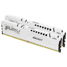 KINGSTON DIMM DDR5 32GB (Kit of 2) 6800MT/s CL34 ECC FURY Beast XMP Bílá