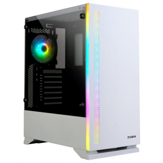 ZALMAN S5 White, ATX skriňa bez zdroja , RGB