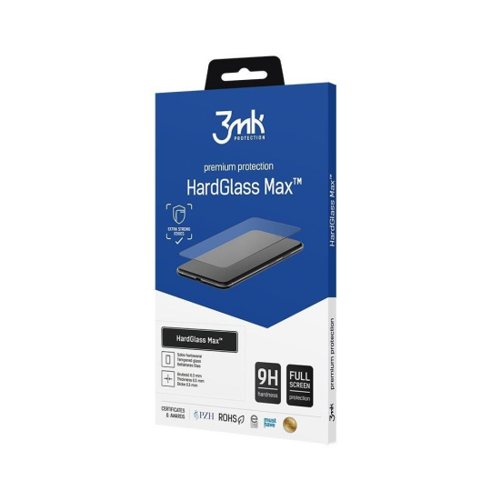 3mk HardGlass Max Black pro Apple iPhone 16e