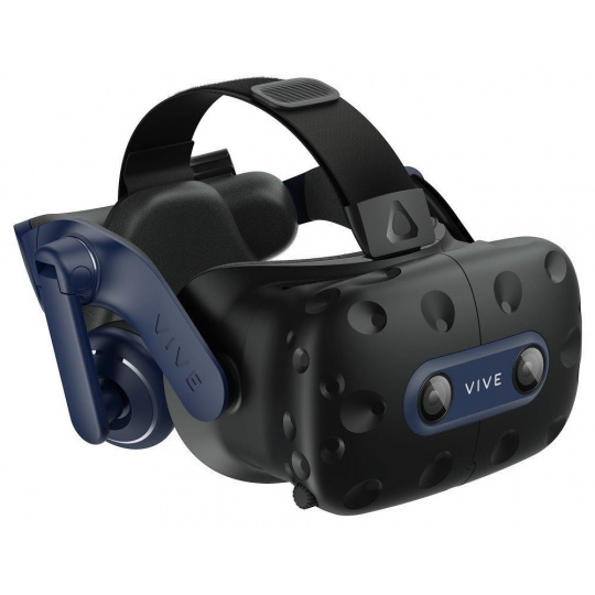 HTC Vive Pro 2 HMD brýle pro virtuální realitu, 2x 2448x2448px 5K rozlišení, 120Hz, FOV 120°, černá/modrá