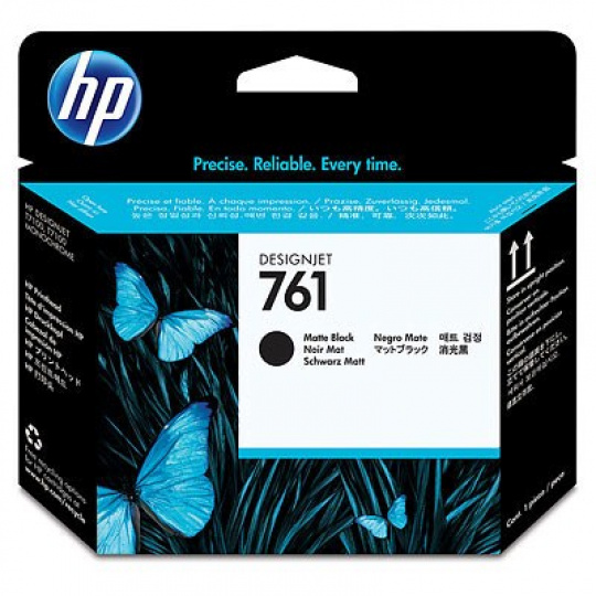 Čierna matná DJ tlačová hlava HP 761, CH648A