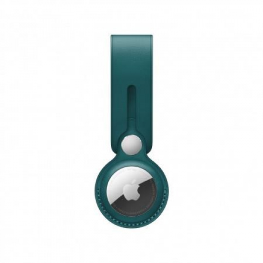 APPLE AirTag Leather Loop - Forest Green