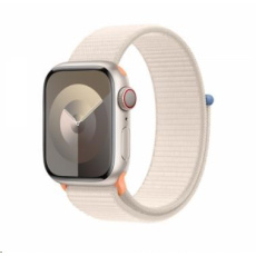 APPLE Watch Series 9 GPS + Cellular 41mm Starlight Aluminium Case with Starlight Sport Loop APPLE Watch Series 9 GPS + Cellular 41mm Starlight Aluminium Case with Starlight Sport Loop
