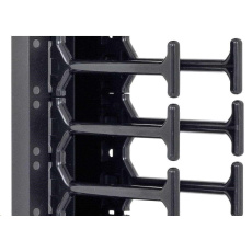 TRITON vertikální vyvazovací panel 32U, dvouřadý, pro rozvaděče šířky 800mm z řady RMA, RZA, RDA, RTA, RYA, černý