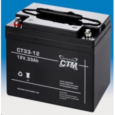 Batéria - CTM CT 12-33 (12V/33Ah - M6), životnosť 5 rokov Batéria - CTM CT 12-33 (12V/33Ah - M6), životnosť 5 rokov