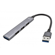 iTec USB 3.0 Kovový HUB 1x USB 3.0 + 3x USB 2. iTec USB 3.0 Kovový HUB 1x USB 3.0 + 3x USB 2.