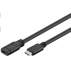 PremiumCord Prodlužovací kabel USB 3.2 generation 2, C/male - C/female, 1m PremiumCord Prodlužovací kabel USB 3.2 generation 2, C/male - C/female, 1m