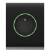 Ajax  CenterCover (smart) - Středový kryt zásuvky, horizontální, černá