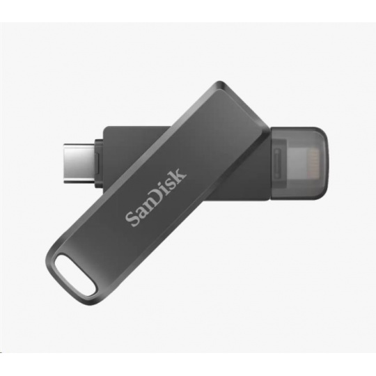 SanDisk Flash disk 256 GB iXpand Luxe, USB-C + Lightning