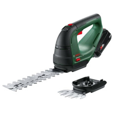 BOSCH AdvancedShear 18V-10, souprava akumulátorových nůžek na keře a na trávu, 18 V, délka 20 cm, akumulátor