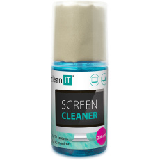 CLEAN IT Roztok na čistenie obrazovky 200 ml s utierkou v uzávere CLEAN IT Roztok na čistenie obrazovky 200 ml s utierkou v uzávere