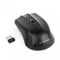 Myš GEMBIRD MUSW-4B-04, čierna, bezdrôtová, USB nano prijímač Myš GEMBIRD MUSW-4B-04, čierna, bezdrôtová, USB nano prijímač