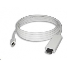 Kábel PREMIUMCORD Mini DisplayPort - HDMI 1 m, biely Kábel PREMIUMCORD Mini DisplayPort - HDMI 1 m, biely