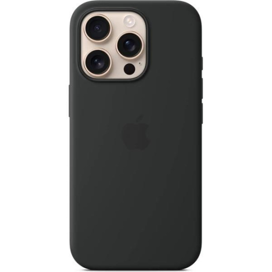 APPLE iPhone 16 Pro Silicone Case with MagSafe - Black