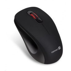 CONNECT IT "MUTE" bezdrôtová optická tichá myš, USB, (+ 1x AA batéria zdarma), čierna CONNECT IT "MUTE" bezdrôtová optická tichá myš, USB, (+ 1x AA batéria zdarma), čierna