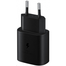Cestovná nabíjačka Samsung EP-TA800XBE, rýchle nabíjanie 25 W, kábel USB-C, čierna Cestovná nabíjačka Samsung EP-TA800XBE, rýchle nabíjanie 25 W, kábel USB-C, čierna