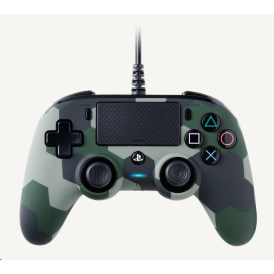 Nacon Wired Compact Controller - ovladač pro PlayStation 4 - camo green Nacon Wired Compact Controller - ovladač pro PlayStation 4 - camo green