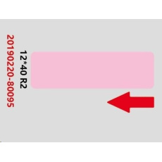 Niimbot štítky RP 12x40mm 155ks Pink pro D11 a D110 Niimbot štítky RP 12x40mm 155ks Pink pro D11 a D110