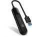 CONNECT IT Rozbočovač USB-A USB 3.0, externá, čierna