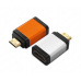 Adaptér PremiumCord HDMI A - mini HDMI C (F/M), oranžový
