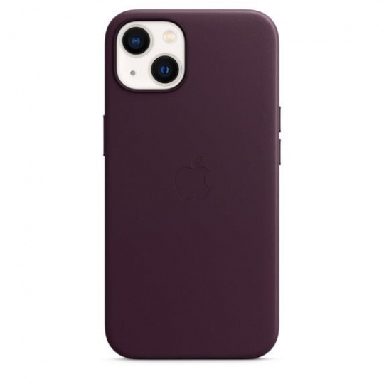 APPLE iPhone 13 Kožené puzdro s MagSafe - Dark Cherry