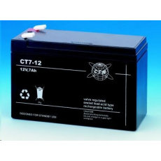 Batéria - CTM CT 12-7 (12V/7Ah - Faston 187), životnosť 5 rokov Batéria - CTM CT 12-7 (12V/7Ah - Faston 187), životnosť 5 rokov